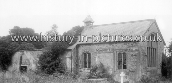 Ruined Old Church, North View, East Hanningfield, Essex. 8th July 1930